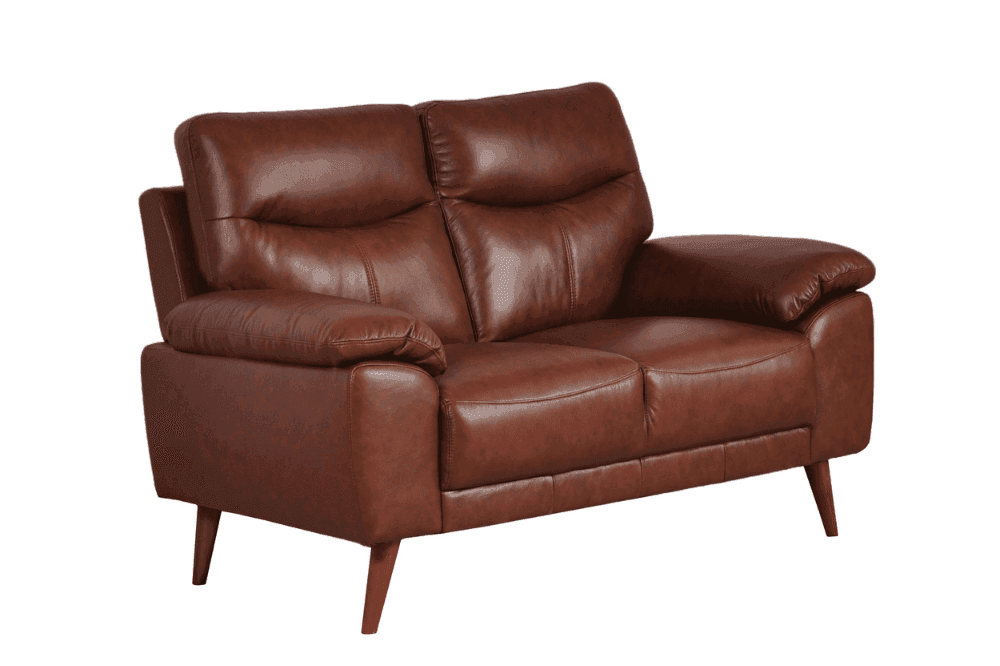 Vantage Genuine Leather Tan 2+1 Seater Sofa Set