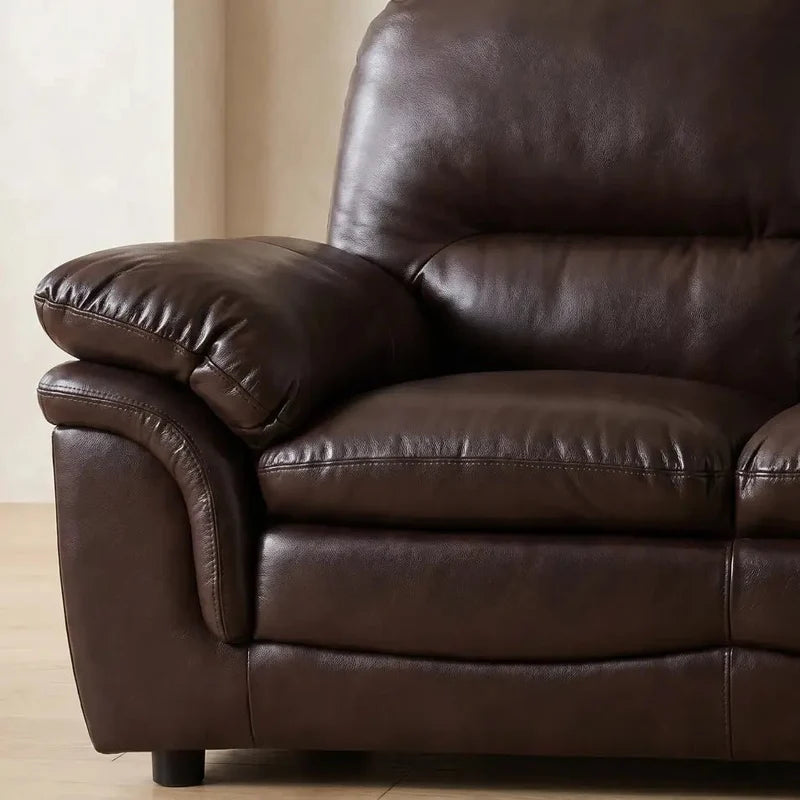 Verona Brown Leather Set