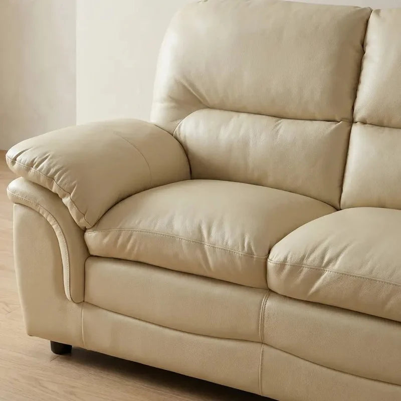 Verona Cream Leather 3+3