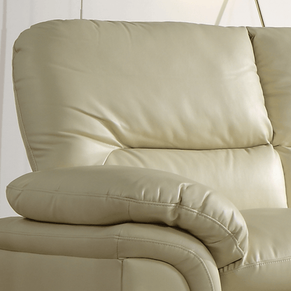 Verona Cream Leather 3+2+1 Seater Sofa Set - Furniture Instore