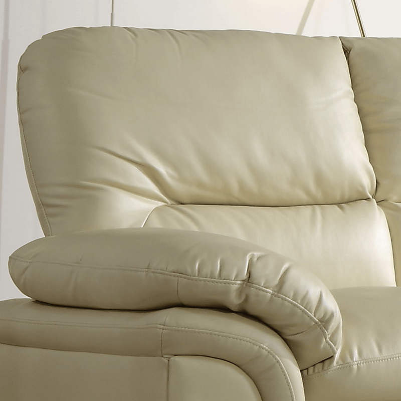 Verona Cream Leather 3+2+1 Seater Sofa Set - Furniture Instore