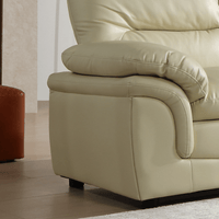 Verona Cream Leather 3+2+1 Seater Sofa Set - Furniture Instore