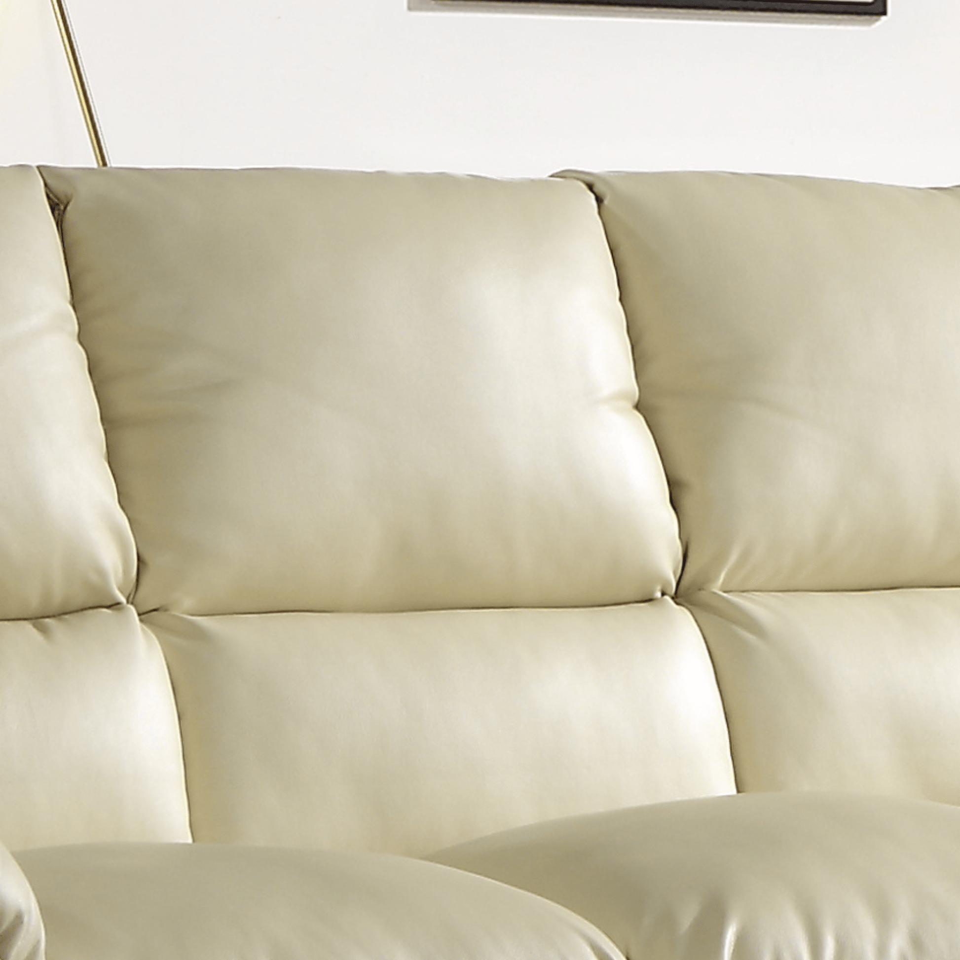 Verona Cream Leather 3+2+1 Seater Sofa Set - Furniture Instore