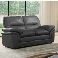 Verona Grey Leather 3+2+1 Seater Sofa Set - Furniture Instore