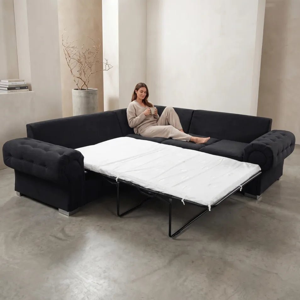 verona-high-back-black-fabric-corner-couch-bed