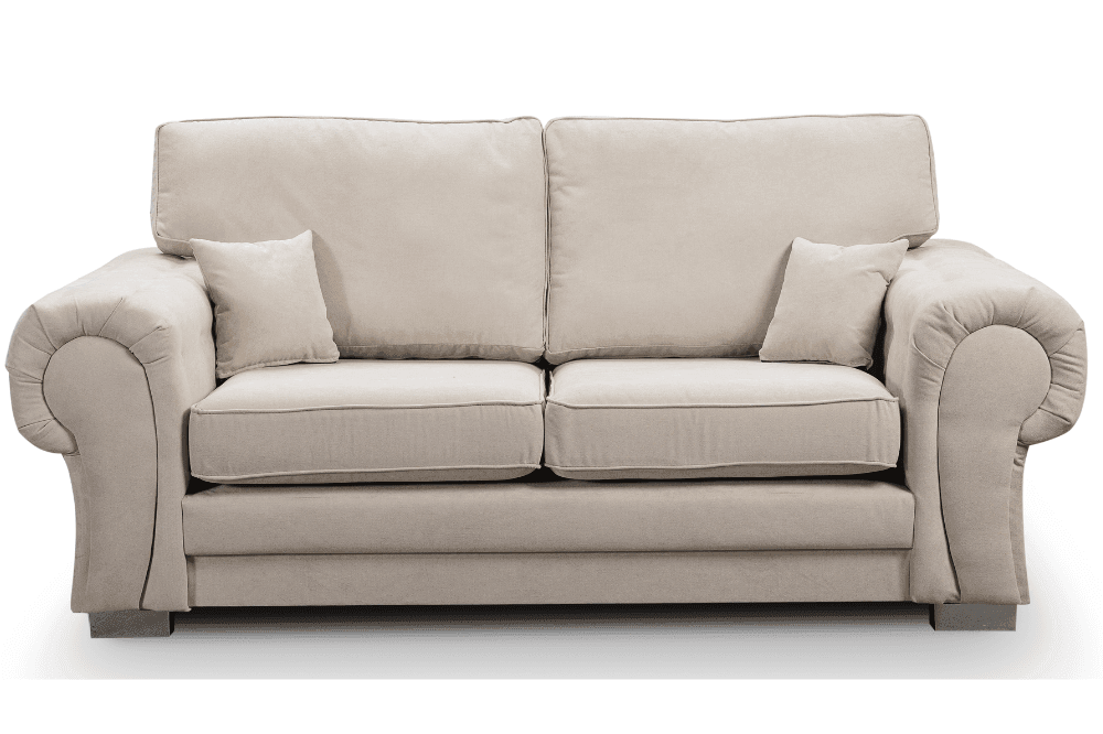 Verona High Back Cream Fabric 2+1+1 Seater Sofa Set