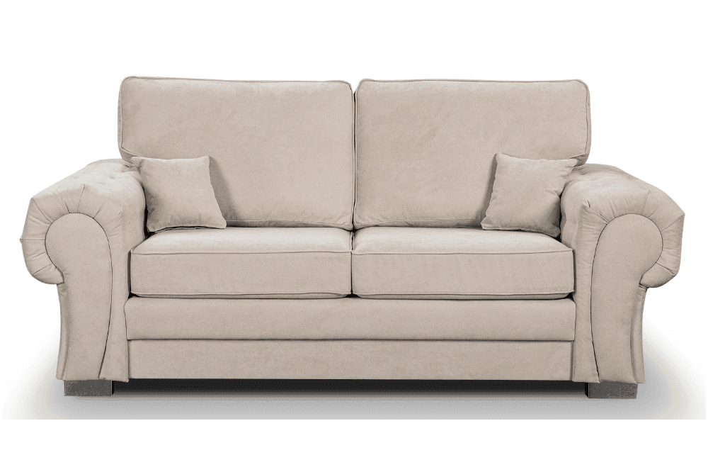 Verona High Back Cream Fabric 3+1+1 Seater Sofa Set