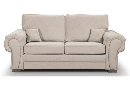 Verona High Back Cream Fabric 3+1+1 Seater Sofa Set