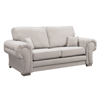 Verona High Back Cream Fabric 3+1 Seater Sofa Set - Furniture Instore