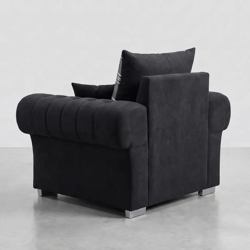 verona-scatter-black-fabric-3-1-seater-sofa-set-armchair-view-2